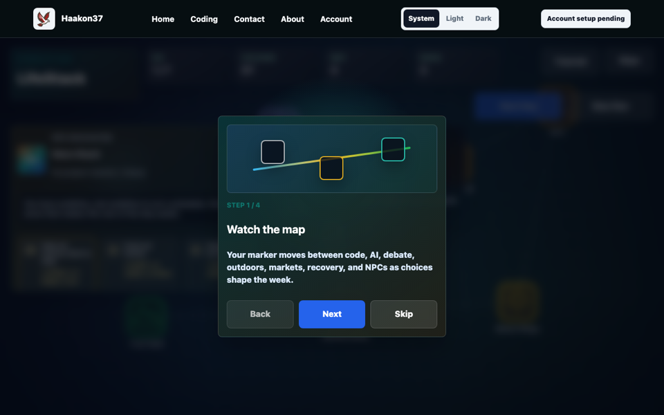 LifeStack screenshot